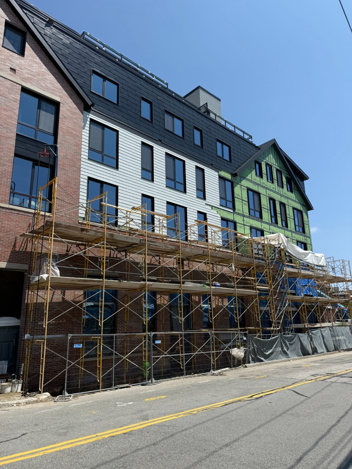 Restoration Project - commercial building facade sealing by Nova Caulking